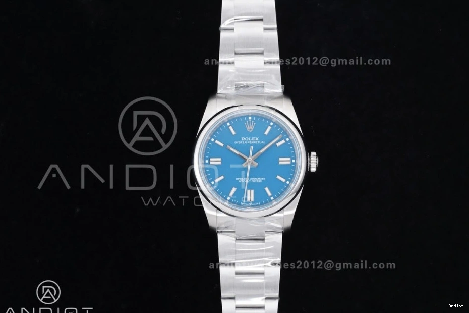 36mm VR3230 1:1 Edition Blue Dial Perpetual Best 126000 Oyster 904L KRF New Steel 0204